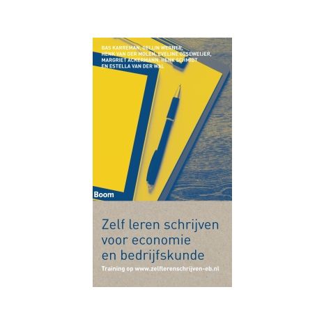 Afbeelding van Zelf leren schrijven voor economie en bedrijfskunde