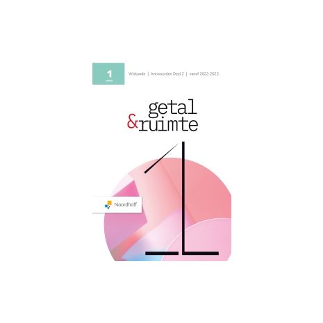 Afbeelding van Getal & ruimte 13e ed : 1 vwo 2 : Antwoordenboek Afbeelding van Getal & ruimte 13e ed : 1 vwo 2 : Antwoordenboek