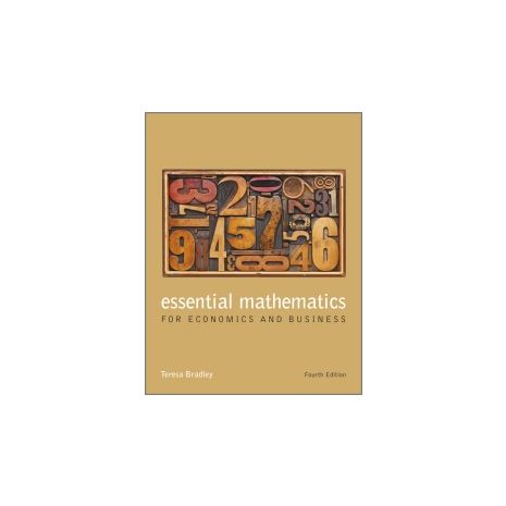 Afbeelding van Essentials mathematics for economics and business 4th ed Afbeelding van Essentials mathematics for economics and business 4th ed