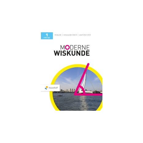 Afbeelding van Moderne wiskunde 13e ed : 1 vmbo-kgt B : Antwoordenboek Afbeelding van Moderne wiskunde 13e ed : 1 vmbo-kgt B : Antwoordenboek