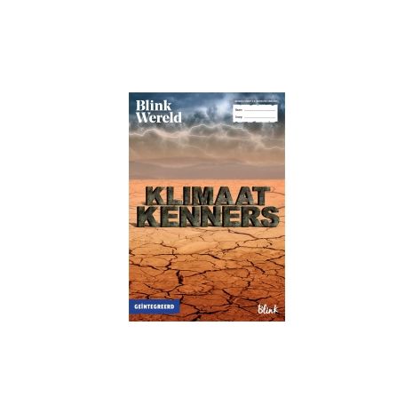 Afbeelding van Blink Wereld : Groep 5+6 B : Thema 4 Klimaatkenners : Logboek Afbeelding van Blink Wereld : Groep 5+6 B : Thema 4 Klimaatkenners : Logboek
