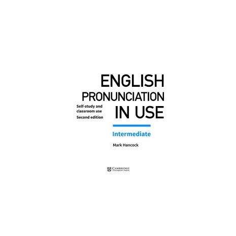 Afbeelding van English pronunciation in use : intermediate with answers
