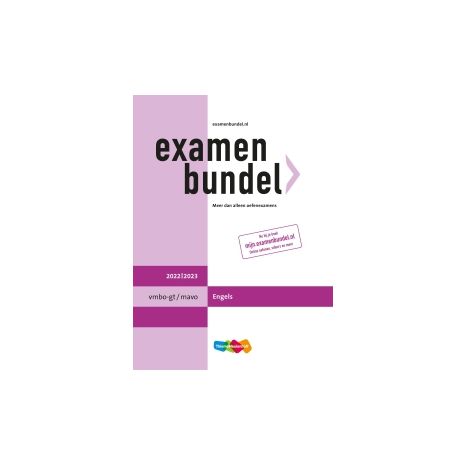 Afbeelding van Examenbundel Engels : vmbo-gt/mavo : 2022/2023