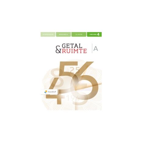 Afbeelding van Getal & ruimte 12e ed : vwo A 4 : Uitwerkingen