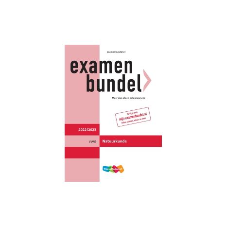 Afbeelding van Examenbundel Natuurkunde : vwo : 2022/2023 Afbeelding van Examenbundel Natuurkunde : vwo : 2022/2023
