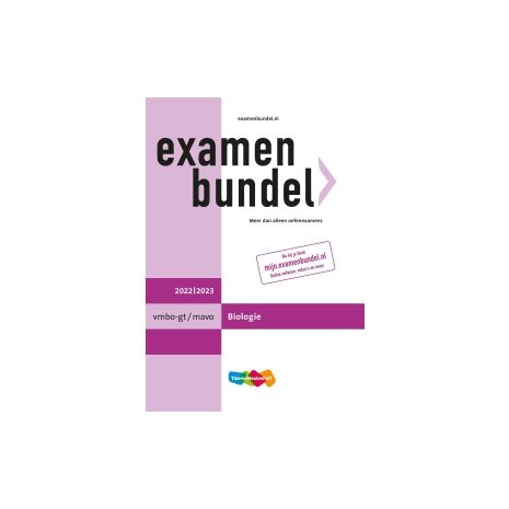 Afbeelding van Examenbundel Biologie : vmbo-gt/mavo : 2022/2023