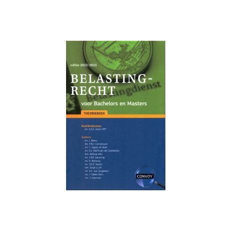 Afbeelding van Belastingrecht voor Bachelors en Masters : Theorieboek 2022-2023 Afbeelding van Belastingrecht voor Bachelors en Masters : Theorieboek 2022-2023