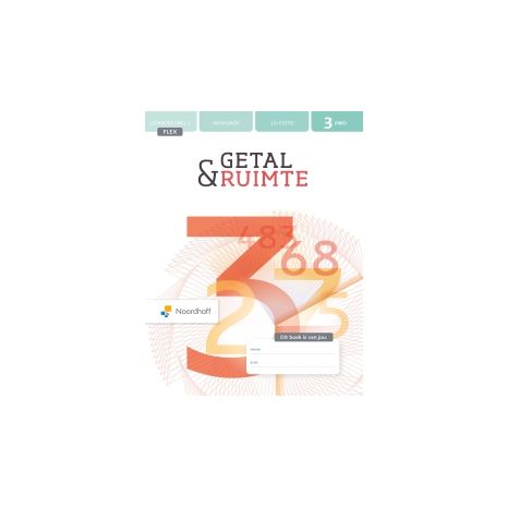 Afbeelding van Getal & ruimte 12e ed - FLEX - : 3 vwo 1+2 : Leerwerkboek