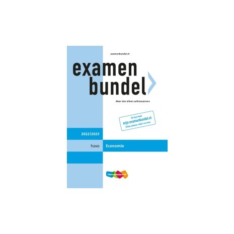 Afbeelding van Examenbundel Economie : havo : 2022/2023 Afbeelding van Examenbundel Economie : havo : 2022/2023