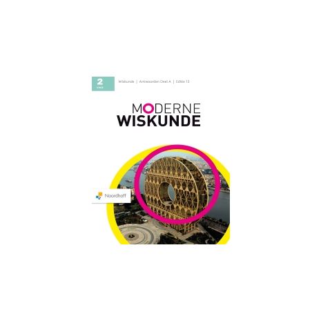 Afbeelding van Moderne wiskunde 13.0 : 2 vwo A : Antwoordenboek