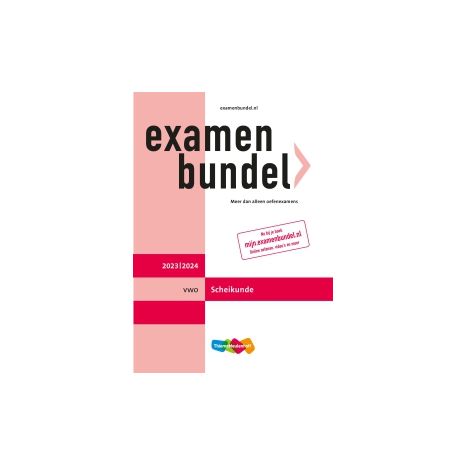 Afbeelding van Examenbundel Scheikunde : vwo : 2023/2024 Afbeelding van Examenbundel Scheikunde : vwo : 2023/2024