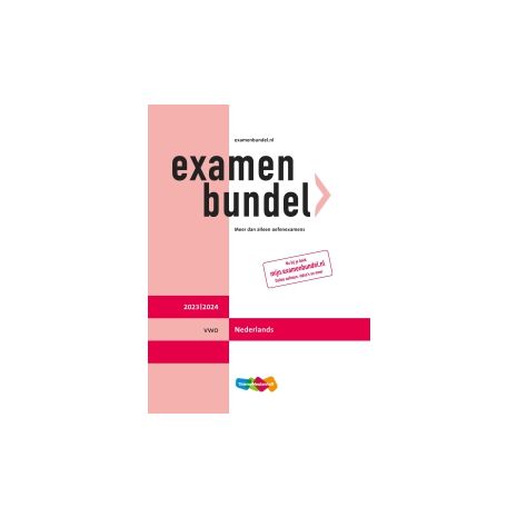 Afbeelding van Examenbundel Nederlands : vwo : 2023/2024 Afbeelding van Examenbundel Nederlands : vwo : 2023/2024