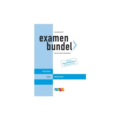 Afbeelding van Examenbundel Nederlands : havo : 2023/2024 Afbeelding van Examenbundel Nederlands : havo : 2023/2024