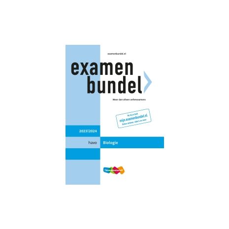 Afbeelding van Examenbundel Biologie : havo : 2023/2024 Afbeelding van Examenbundel Biologie : havo : 2023/2024