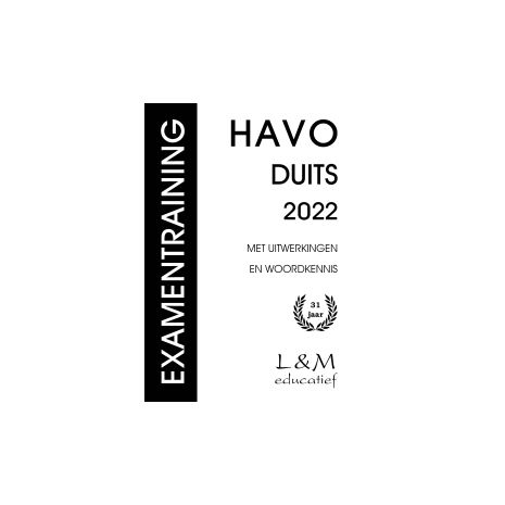 Afbeelding van Examentraining Duits : havo : 2022 Afbeelding van Examentraining Duits : havo : 2022