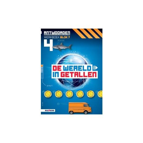 Afbeelding van De wereld in getallen 5e versie : Groep 4, blok 7 : Antwoorden Werkboek