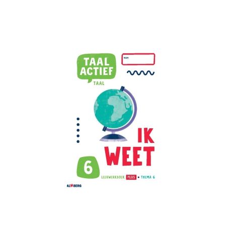 Afbeelding van Taal actief 5 Taal : Groep 6, thema 6 : Plusboek