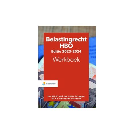 Afbeelding van Belastingrecht hbo 2023-2024 : Werkboek Afbeelding van Belastingrecht hbo 2023-2024 : Werkboek