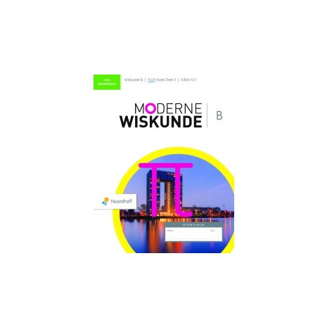Afbeelding van Moderne wiskunde 12.1 - FLEX - : vwo B 3 : Leerwerkboek Afbeelding van Moderne wiskunde 12.1 - FLEX - : vwo B 3 : Leerwerkboek