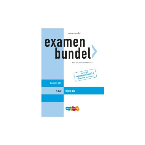 Afbeelding van Examenbundel Biologie : havo : 2024/2025