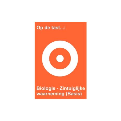 Afbeelding van Op de tast... : Biologie : Zintuiglijke waarneming (Basis)