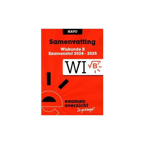 Afbeelding van Samenvatting Wiskunde B : havo : Examenstof 2024-2025 Afbeelding van Samenvatting Wiskunde B : havo : Examenstof 2024-2025