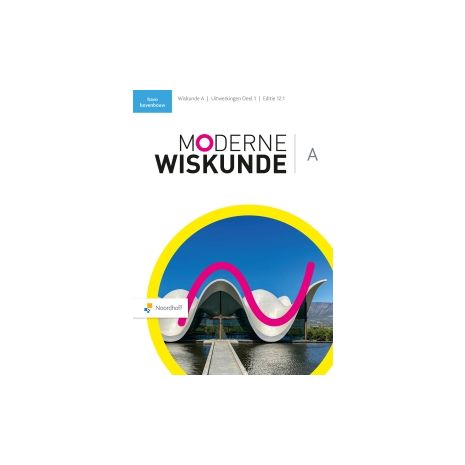 Afbeelding van Moderne wiskunde 12.1 - FLEX - : havo A 1 : Uitwerkingen