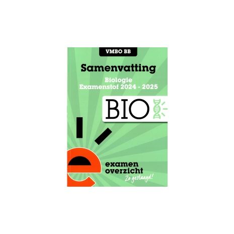 Afbeelding van Samenvatting Biologie : vmbo-bb : Examenstof 2024-2025 Afbeelding van Samenvatting Biologie : vmbo-bb : Examenstof 2024-2025