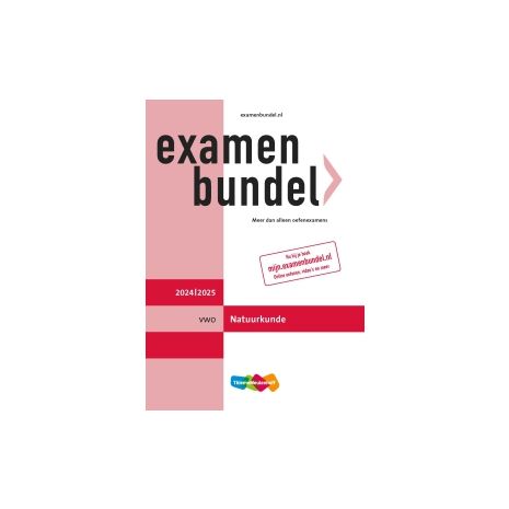 Afbeelding van Examenbundel Natuurkunde : vwo : 2024/2025