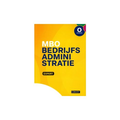 Afbeelding van MBO Bedrijfsadministratie Expert : Opgavenboek