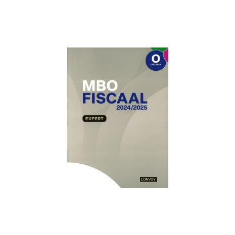 Afbeelding van MBO Fiscaal Expert : Opgavenboek Afbeelding van MBO Fiscaal Expert : Opgavenboek