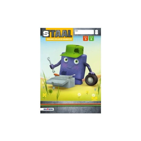 Afbeelding van Staal spelling 2 : Groep 8, blok 5+6 : Werkboek Afbeelding van Staal spelling 2 : Groep 8, blok 5+6 : Werkboek