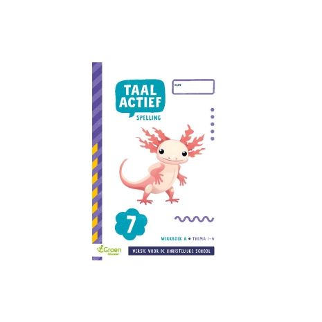 Afbeelding van Taal Actief 5 Spelling (cv) : Groep 7 A, thema 1-4 : Werkboek
