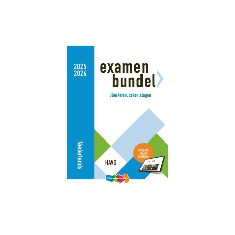 Afbeelding van Examenbundel Nederlands : havo : 2025/2026 Afbeelding van Examenbundel Nederlands : havo : 2025/2026