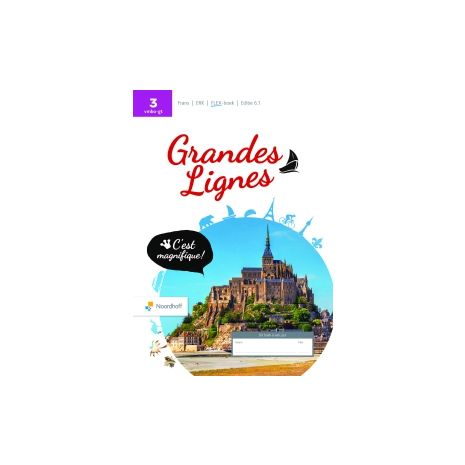 Afbeelding van Grandes lignes 6.1 - FLEX - : 3 vmbo-gt : Cahier d'activités