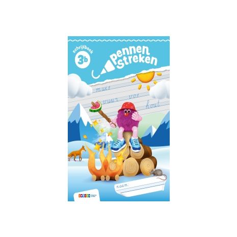 Afbeelding van Pennenstreken 3 : 3B : Schrijfboek verbonden schrift