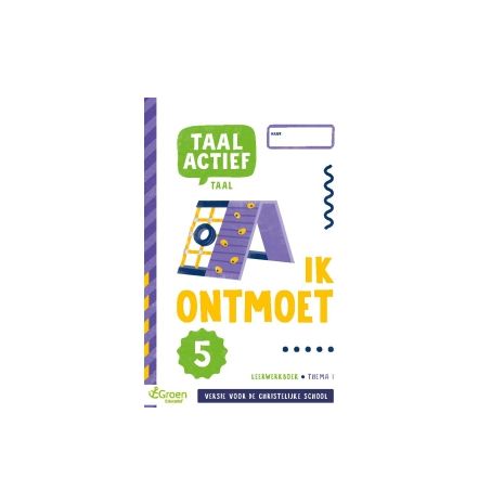 Afbeelding van Taal actief 5 Taal (cv) : Groep 5, thema 1 : Leerwerkboek