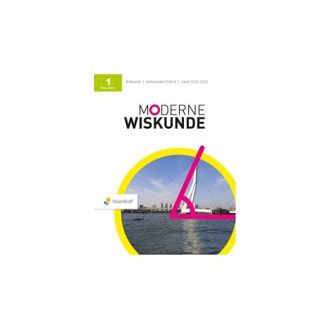 Afbeelding van Moderne wiskunde 13e ed : 1 havo/vwo B : Antwoordenboek