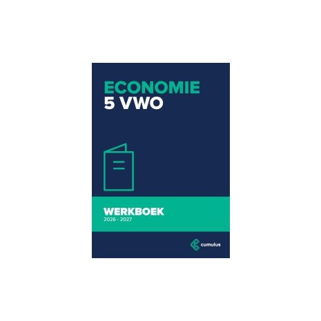 Afbeelding van Cumulus economie : 5 vwo : Werkboek 2026-2027