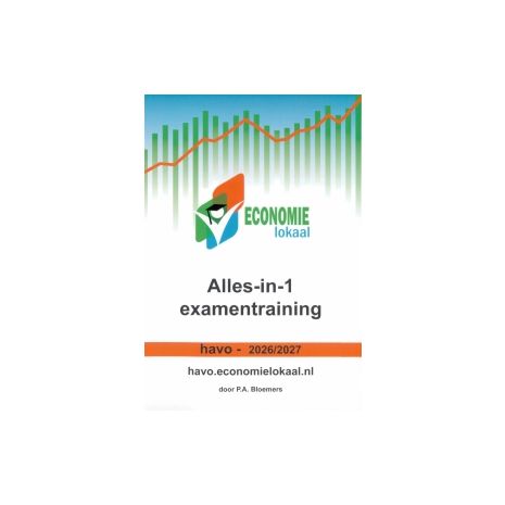 Afbeelding van Economielokaal : havo : Alles-in-1-examentraining 2026-2027