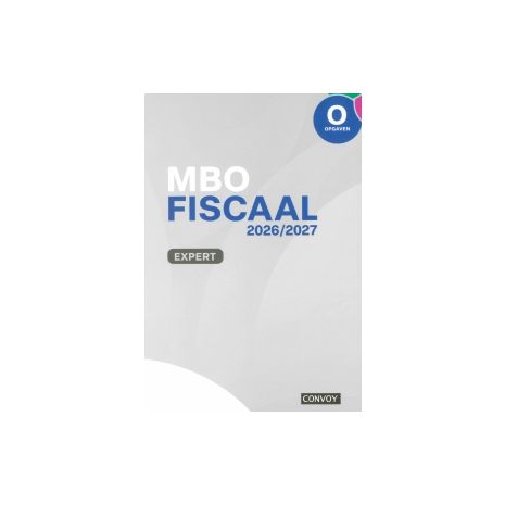 Afbeelding van MBO Fiscaal Expert : Opgavenboek 2026-2027