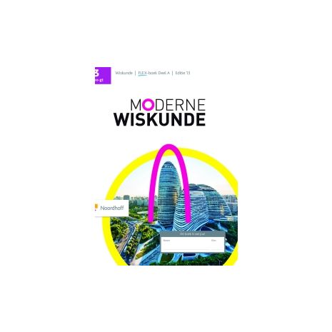 Afbeelding van Moderne wiskunde 13.0 - FLEX - : 3 vmbo-gt A : Leerboek