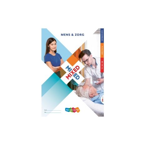 Afbeelding van Mixed ZW 4.1 - LRN-line - : 3+4 vmbo-bkg : Mens en zorg : Leerwerkboek