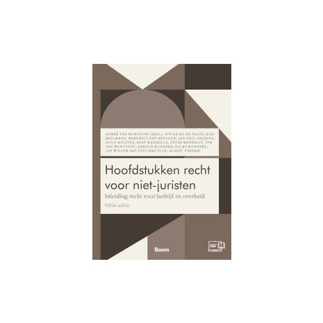 Afbeelding van Hoofdstukken recht voor niet-juristen 5e dr