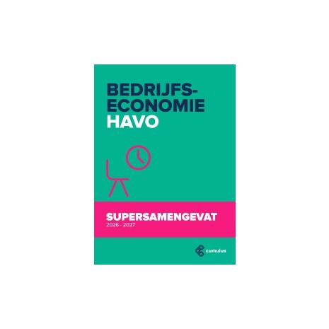 Afbeelding van Cumulus bedrijfseconomie : havo : Supersamengevat 2026-2027