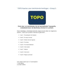 Afbeelding van TOPO-kaarten : Groep 5
