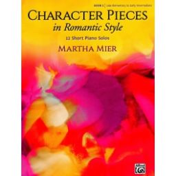 Afbeelding van Character pieces in Romantic style : Book 1 : 12 short piano solos