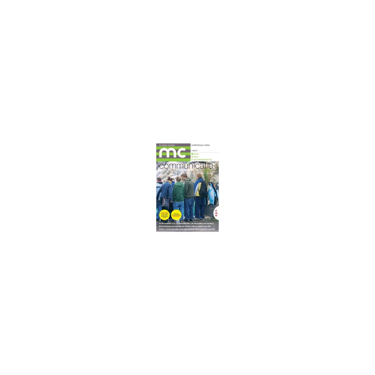 Afbeelding van MC : Leven : vmbo onderbouw : Communicatie Afbeelding van MC : Leven : vmbo onderbouw : Communicatie