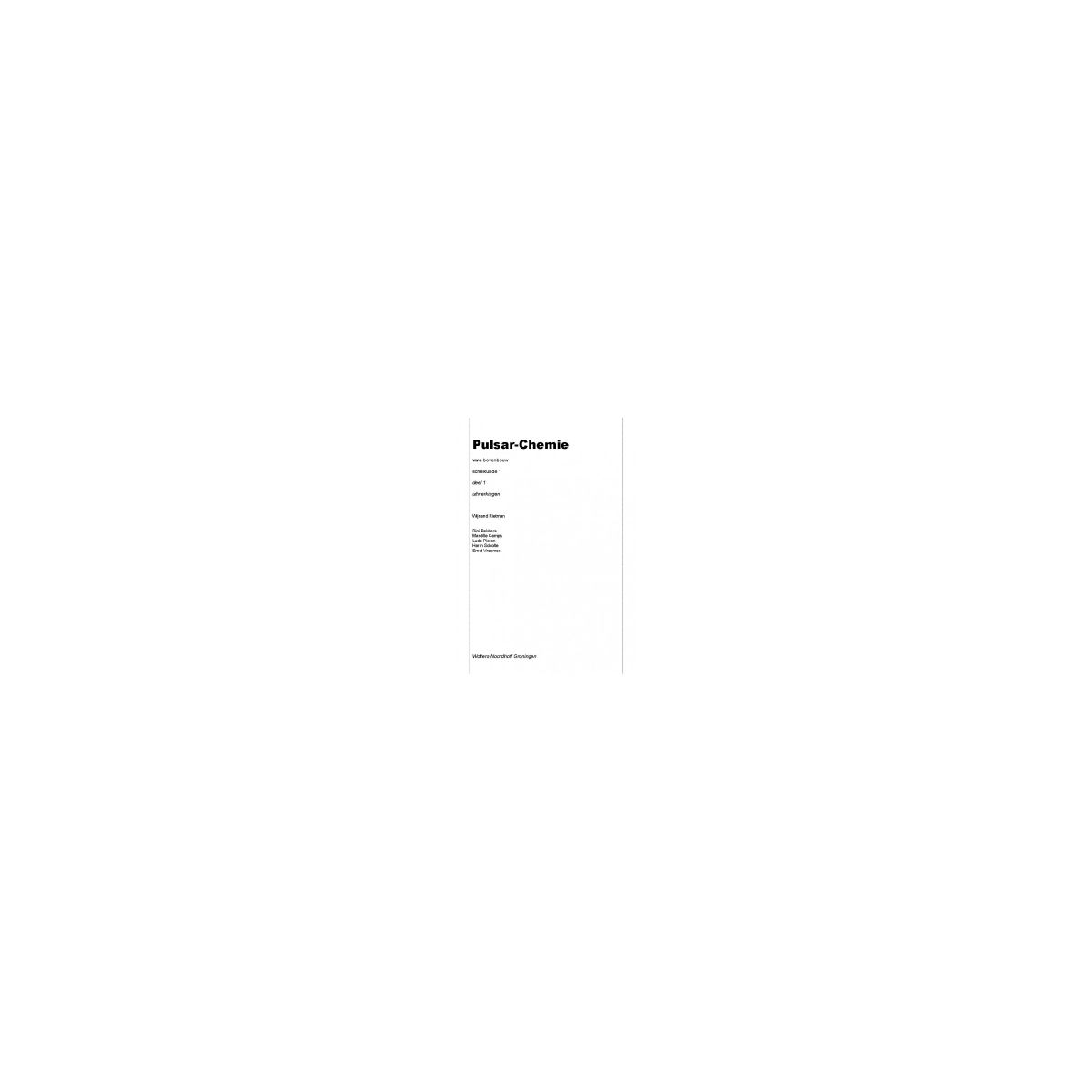 Afbeelding van Pulsar-chemie Scheikunde 1 : vwo 1 bovenbouw : Uitwerkingen Afbeelding van Pulsar-chemie Scheikunde 1 : vwo 1 bovenbouw : Uitwerkingen