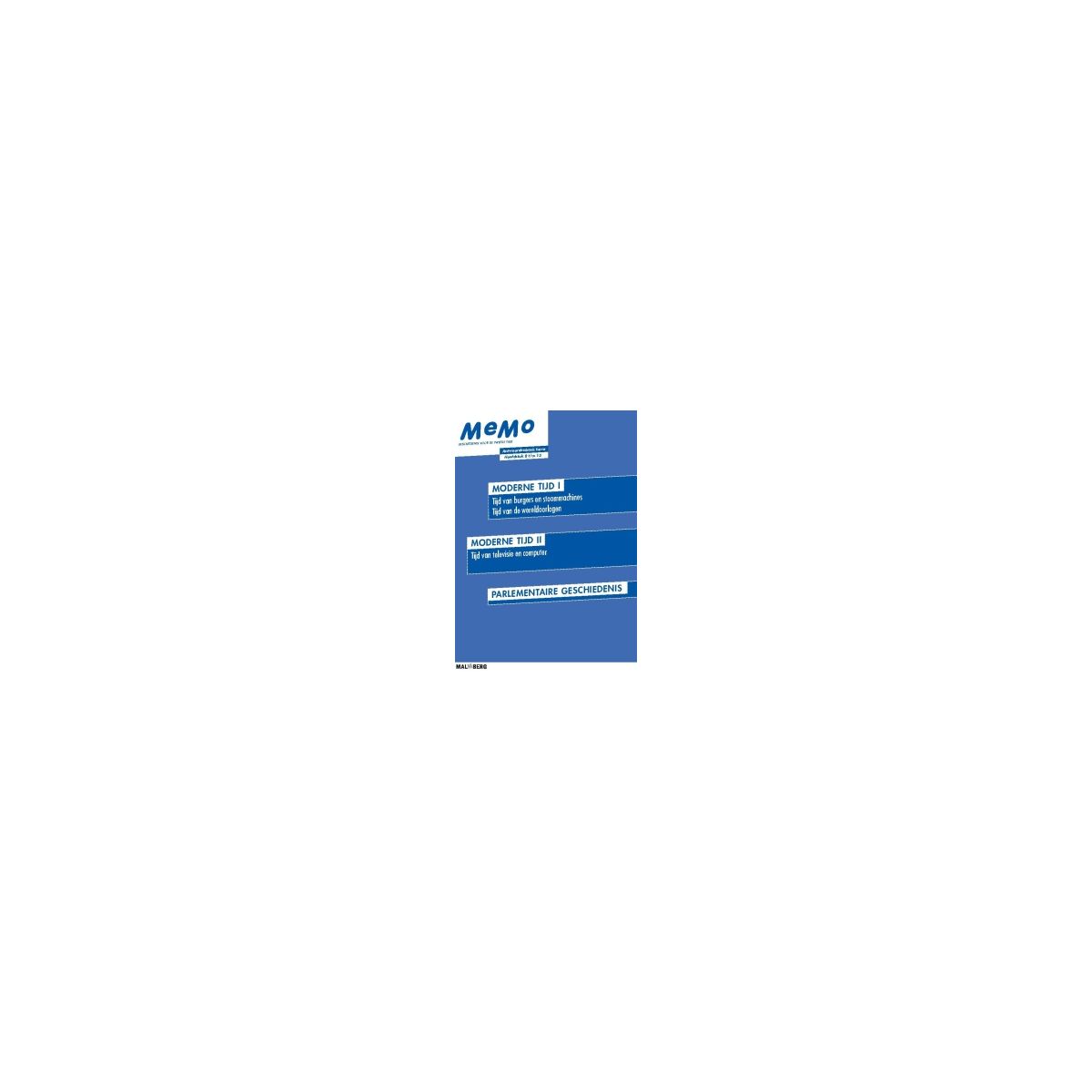 Afbeelding van MeMo 3e dr : havo : Hoofdstuk 8 t/m 13 : Antwoordenboek Afbeelding van MeMo 3e dr : havo : Hoofdstuk 8 t/m 13 : Antwoordenboek